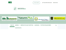 Tablet Screenshot of medicosnaturistas.es